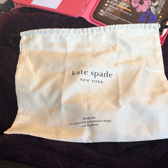 Kate Spade Light Gray “Dumpling” Satchel - Picture 5 of 5